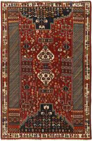 160X241 Kashghai Rug Oriental Black/Brown (Wool, Persia/Iran)