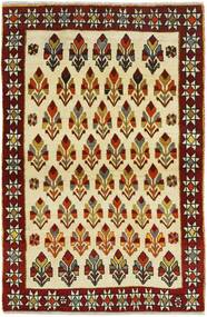 Persischer Kashghai Teppich 115X182 Gelb/Schwarz (Wolle, Persien/Iran)