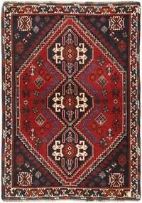 Kashghai Teppich 115X162 Schwarz/Dunkelrot Wolle, Persien/Iran