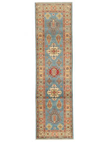  Kazak Fine Rug 78X287 Wool Brown/Orange Small Carpetvista
