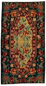 195X357 Rose Kilim Old Rug Oriental (Wool, Moldova)