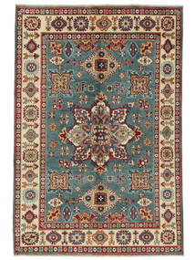  Kazak Fine Rug 151X225 Wool Dark Red/Green Small Carpetvista