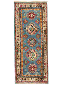  80X193 Medallion Small Kazak Fine Rug Wool, Carpetvista