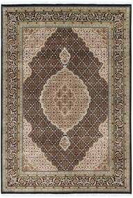 174X251 絨毯 オリエンタル タブリーズ Indi 茶色/ブラック (ウール, インド)