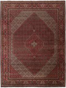 Bidjar Zandjan Teppich 295X388 Schwarz/Dunkelrot Großer Wolle, Persien/Iran