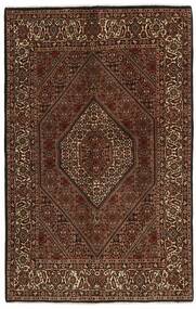  Orientalischer Bidjar Zandjan Teppich 138X218 Schwarz/Braun Wolle, Persien/Iran