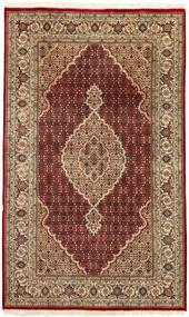 Täbriz Indi Teppich 144X237 Braun/Dunkelrot Wolle, Indien