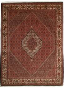 Bidjar Zandjan Teppich 297X400 Dunkelrot/Schwarz Großer Wolle, Persien/Iran