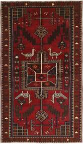 156X275 絨毯 ロリ オリエンタル ブラック/ダークレッド (ウール, ペルシャ/イラン)