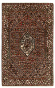  Oosters Bidjar Zandjan Vloerkleed 110X178 Zwart/Bruin Wol, Perzië/Iran