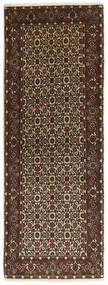 85X238 絨毯 オリエンタル ビジャー Zandjan 廊下 カーペット ブラック/茶色 (ウール, ペルシャ/イラン)