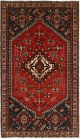絨毯 カシュガイ 157X268 ブラック/ダークレッド (ウール, ペルシャ/イラン)