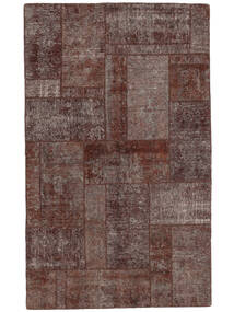 Patchwork - Turkiet Rug 152X250 Brown/Black Wool, Turkey Carpetvista