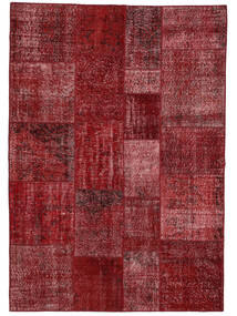 絨毯 Patchwork - Turkiet 170X240 ダークレッド/ブラック (ウール, トルコ)