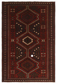 絨毯 ペルシャ ロリ 170X264 ブラック/ダークレッド (ウール, ペルシャ/イラン)