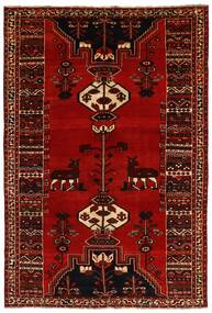  Persian Qashqai Rug 158X255 Black/Dark Red (Wool, Persia/Iran)