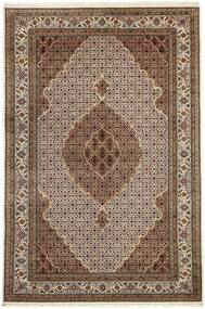 201X303 Tabriz Indi Rug Oriental Brown/Black (Wool, India)