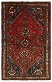 絨毯 ペルシャ Kashghai 167X268 ブラック/ダークレッド (ウール, ペルシャ/イラン)