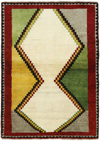  Persischer Kashghai Teppich 120X173 Gelb/Schwarz (Wolle, Persien/Iran)