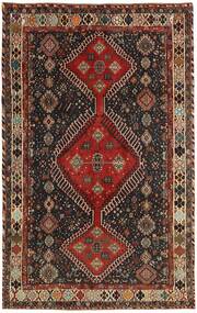 Kashghai Rug 160X253 Black/Brown Wool, Persia/Iran