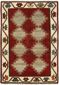 Kashghai Teppich 112X160 Persischer Wollteppich Dunkelrot/Schwarz Klein
