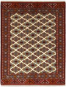 Torkaman Fine Teppe 177X224 Svart/Brun Ull, Persia/Iran