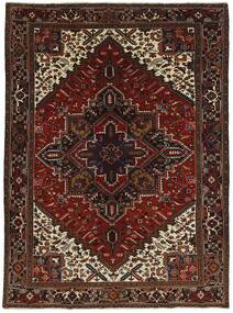  Persischer Heriz Teppich 248X340 Schwarz/Braun (Wolle, Persien/Iran)