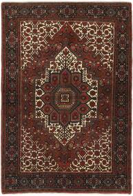 102X150 Dywan Gholtugh Orientalny Czarny/Ciemnoczerwony (Wełna, Persja/Iran)
