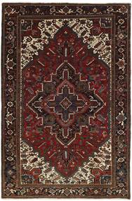  Heriz Rug 187X281 Persian Wool Black/Brown
