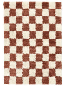  Shaggy Rug 160X230 Chessie Rust Red/Off White