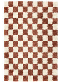  Shaggy Rug 200X300 Chessie Rust Red/Off White