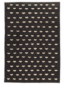 Kilim Nimbaft Rug 200X292 Black/Beige Wool, Afghanistan Carpetvista