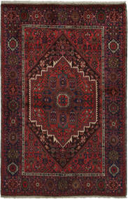 101X152 Gholtugh Teppich Orientalischer Schwarz/Dunkelrot (Wolle, Persien/Iran)