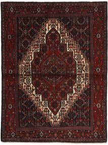  130X174 Seneh Vloerkleed Zwart/Bruin Perzië/Iran