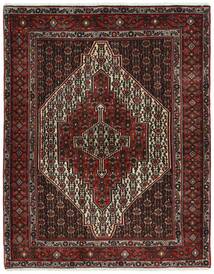  Seneh Rug 120X149 Persian Wool Black/Brown Small