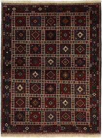  Persian Yalameh Rug 151X196 Black/Brown (Wool, Persia/Iran)