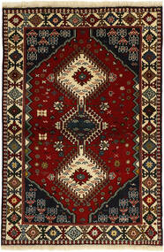  100X148 Medaillon Klein Yalameh Teppich Wolle