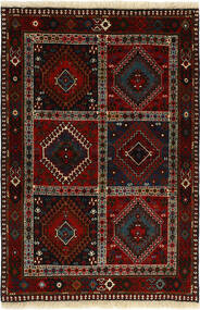  100X150 Medaillon Klein Yalameh Teppich Wolle
