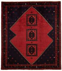 絨毯 クラルダシュト 262X300 ブラック/ダークレッド 大きな (ウール, ペルシャ/イラン)