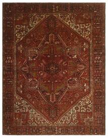絨毯 オリエンタル ヘリーズ 291X373 ブラック/茶色 大きな (ウール, ペルシャ/イラン)