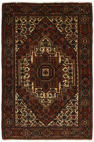 Alfombra Oriental Gholtogh 106X158 Negro/Marrón (Lana, Persia/Irán)