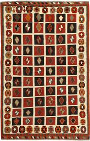 160X248 Tapis D'orient Kilim Vintage Rouge Foncé/Noir (Laine, Perse/Iran)