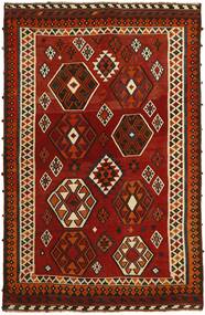 155X251 Tapete Oriental Kilim Vintage Vermelho Escuro/Preto (Lã, Pérsia/Irão)