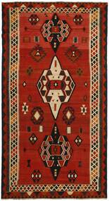 Dywan Kilim Vintage 164X314 Chodnikowy Ciemnoczerwony/Czarny (Wełna, Persja/Iran)
