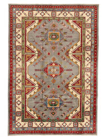 201X290 Kazak Fine Teppich Orientalischer Braun/Dunkelrot (Wolle, Afghanistan) Carpetvista