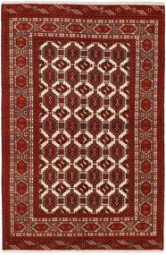  Turkmeński Dywan 160X242 Perski Wełniany Ciemnoczerwony/Czarny