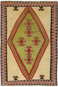 Kelim Vintage Vloerkleed 160X237 Oranje/Bruin Wol, Perzië/Iran