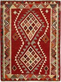 172X225 Kelim Vintage Vloerkleed Oosters Donkerrood/Bruin (Wol, Perzië/Iran)