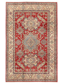  Oriental Kazak Fine Rug 200X307 Brown/Dark Red Wool, Afghanistan Carpetvista