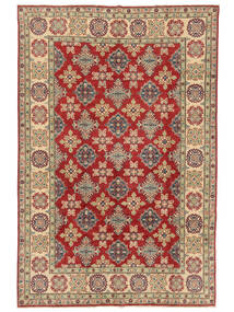 Orientalsk Kazak Fine Teppe 200X296 Mørk Rød/Brun (Ull, Afghanistan)